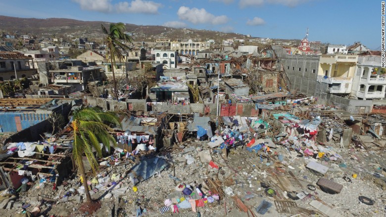 Hurricane in Haiti