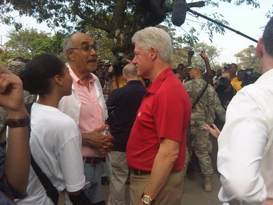 President Bill Clinton visited GHESKIO February 5, 2010.