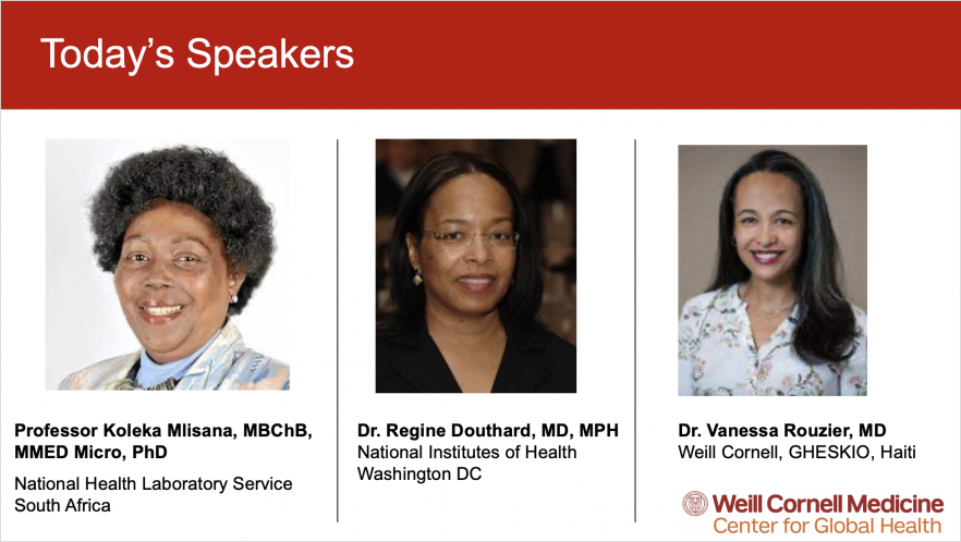 2021 Women in Global Health Virtual Conference Speakers