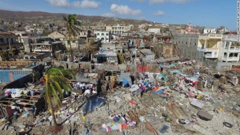Hurricane in Haiti
