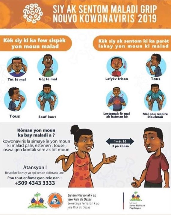 Educational Brochure in Haitian Creole on COVID-19